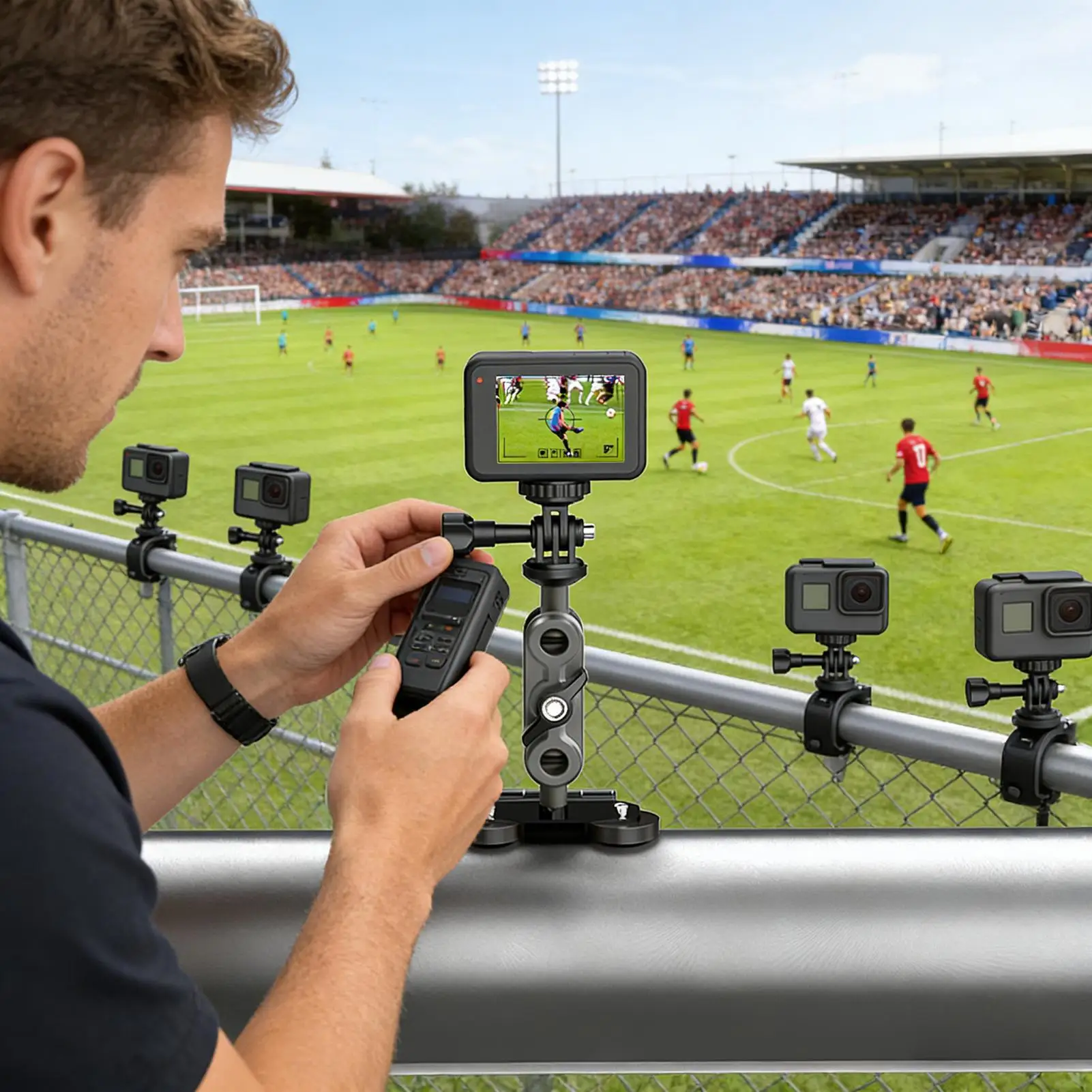 

Крепление для камеры на забор, регулируемый магнитный держатель для смартфона, крепление для экшн-камер на столб, для женщин, мужчин, подростков и взрослых