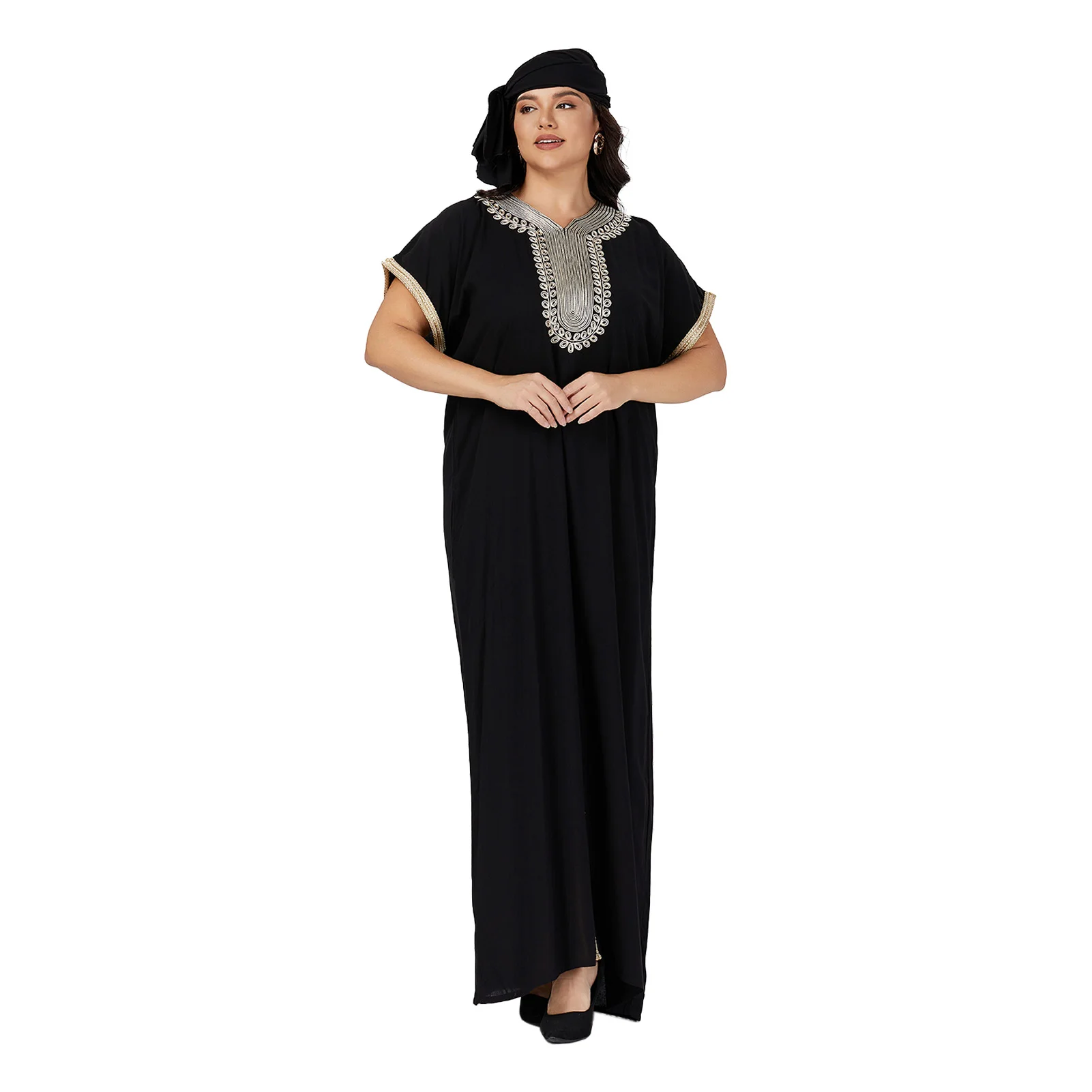 Afrikaanse Traditionele Kleding Met Korte Mouwen Plus Size Dashiki Abaya Jurken Voor Zomer Grafische Casual Printboubou Jurken Marokkaans