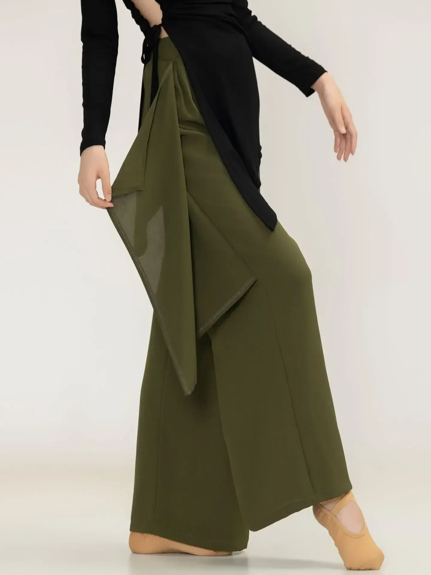 Modern dance practice pants loose design straight-leg pants wide-leg  classical dance yoga jazz art test performance