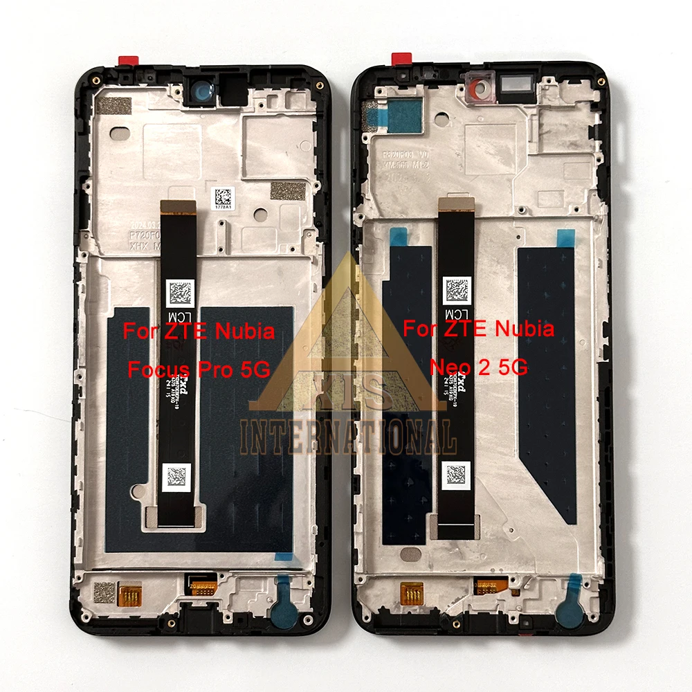 Original para zte nubia focus pro 5g/neo 5g/2 5g/3 gt tela lcd de