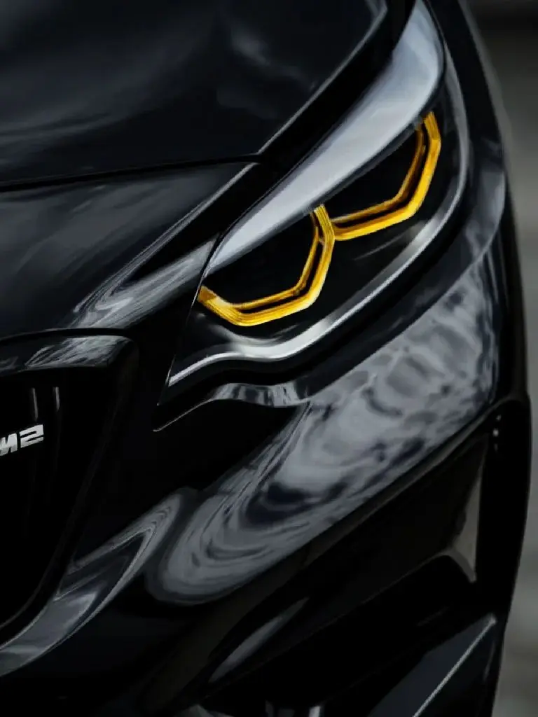Für BMW 2er M2 M2C F22 F23 F87 Zweifarbiges DRL-Modul, gelbes und weißes LED-Panel, Tagfahrlicht