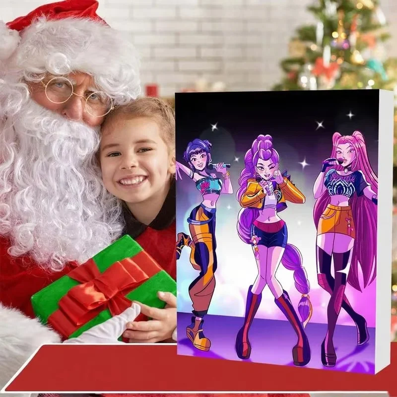 K-Pop Hunters Of Demons Kerst Countdown Kalender Blind Box Anime Accessoire Rugzak Auto Sleutelhanger Fan Gift Collectible Toys