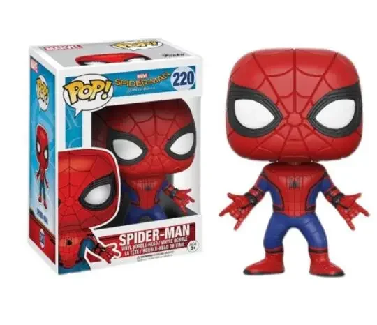 Funko Pop Spider-Man 03 # 259 # 265 # 334 # 399 # 574 # Zwart gouden pak 911 # Bobble Head Speelgoed 913 # Vinylfiguur verzamelmodel speelgoed