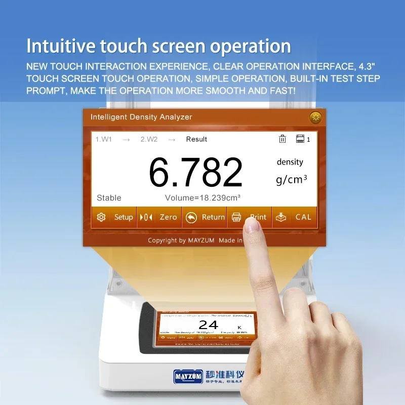 

Лидер продаж MAYB302C керамический денситометр тестер пористости анализатор водопоглощения керамический тестер из карбида кремния