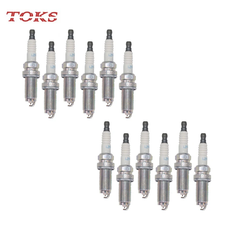 12Pcs 1822A086 LZFR5BI-11 Iridium Spark Plug for Mitsubishi Colt VI Lancer VIII ASX Attrage Mirage Xpander MN176628 93298