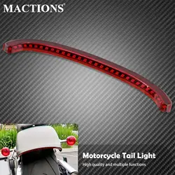 Motorcycle Tail Light w/ Turn Signals Brake Stop Red Lights For Harley Softail Street Bob FXBB 2018-2021 2022-2025