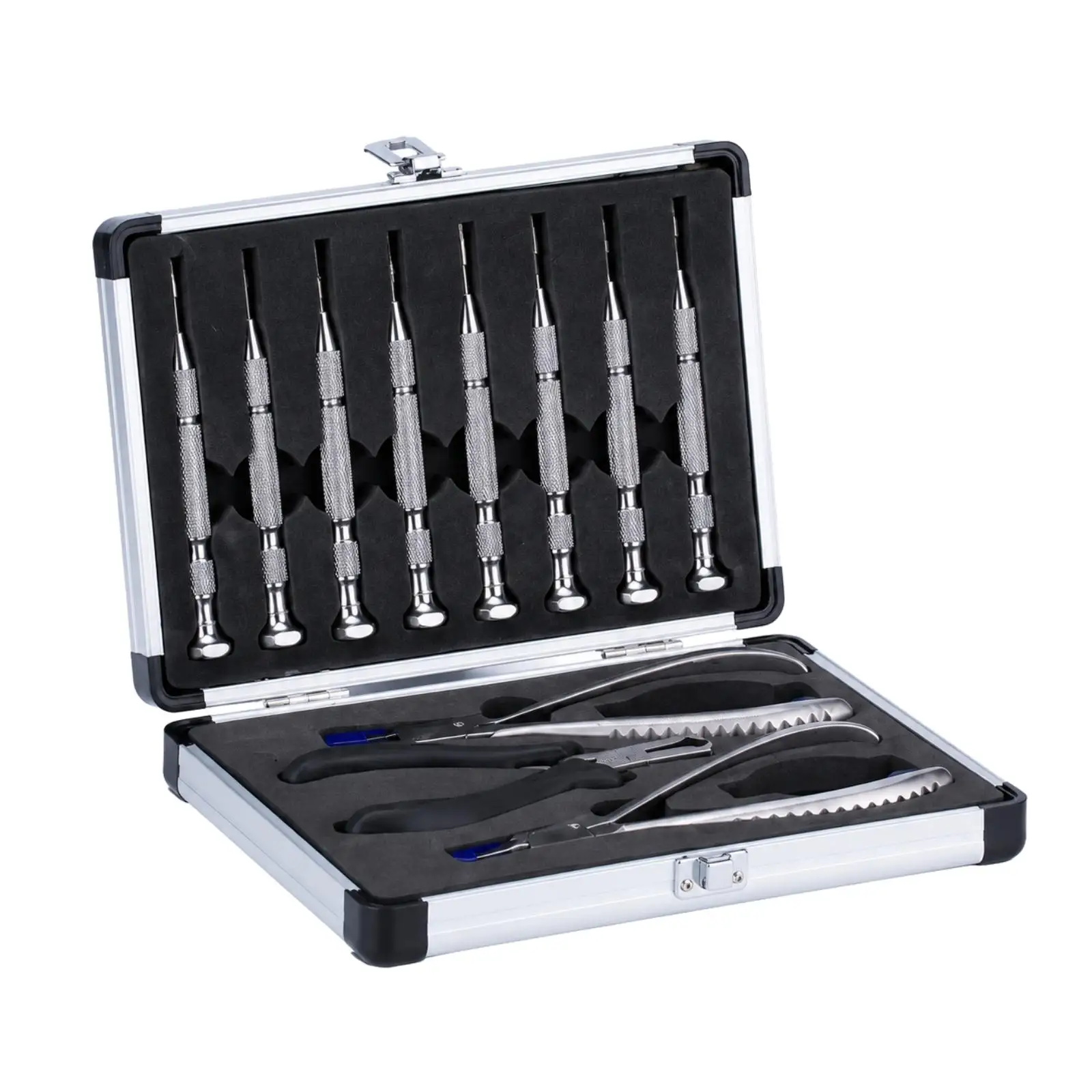 Portable Optical Frame Pliers with Safeguard Jaw Covers for Eyeglass Servicing and Frame Tweaks