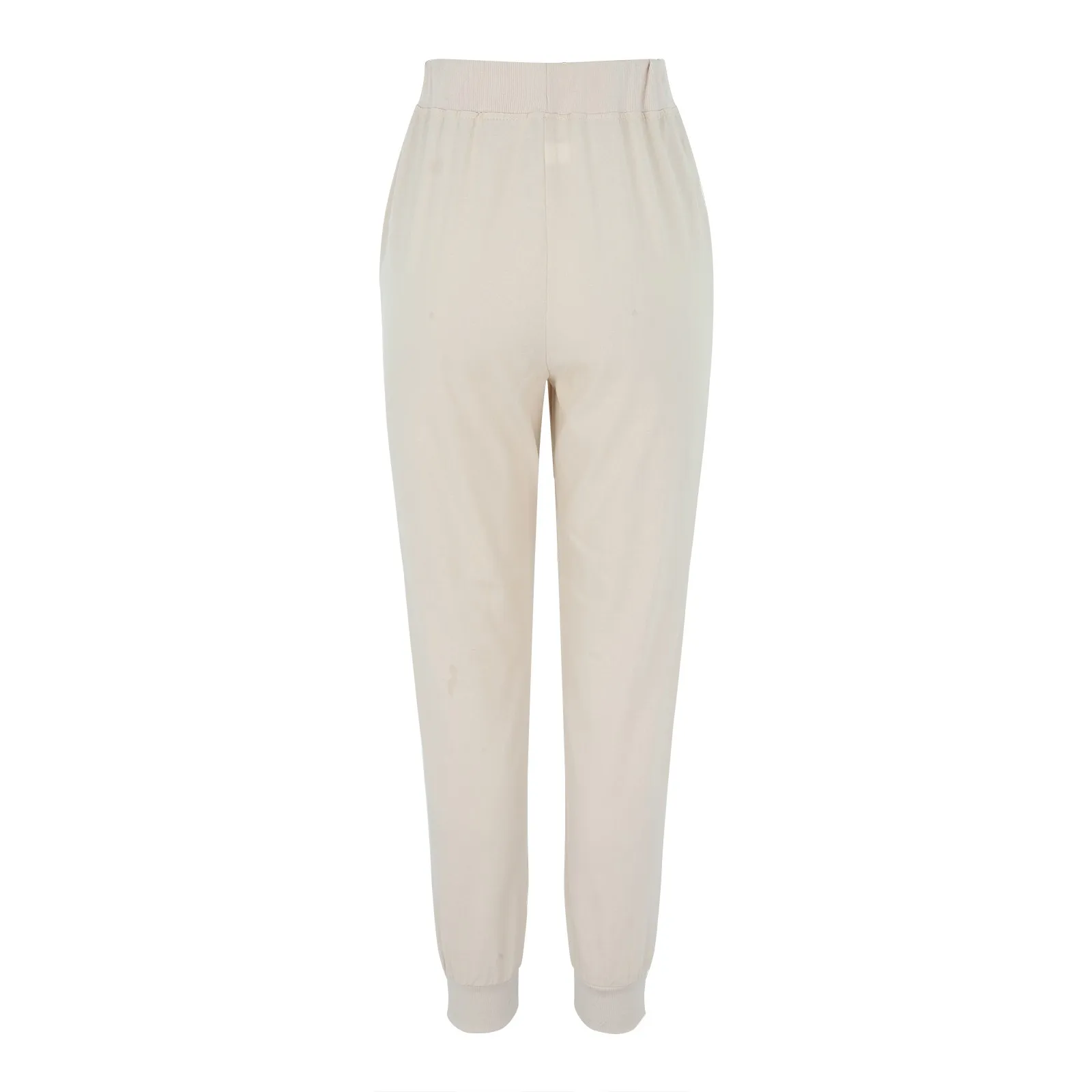 Womens Basics Ankle-Tied Ankle-Length Pants Drawstring Slim Fit Pencil Female Pants Casual Solid Color Slight Strech Trousers