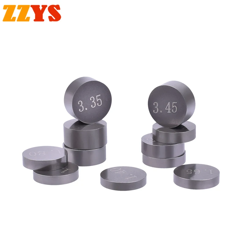 

10pc 7.48mm Motorcycle Adjustable Valve Shim Kit Pad Thickness 1.70 1.75 1.80 1.85 1.90 1.95 2.00 2.05 2.10 2.15 2.20 2.25-2.65