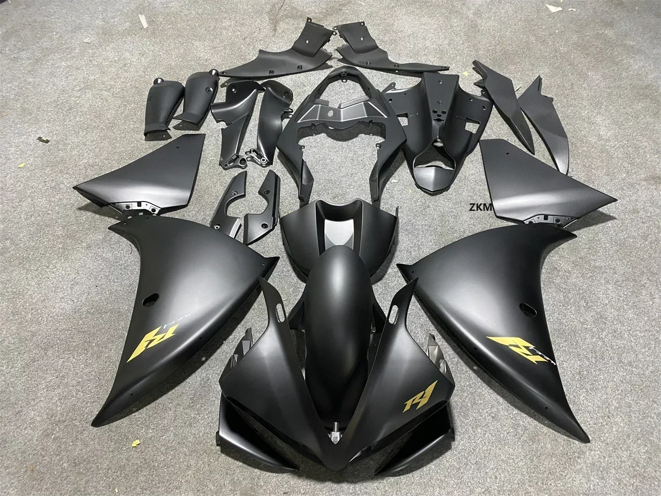 

New ABS Motorcycle Bike Whole Fairings Kit Fit for YAMAHA YZF - R1 2009 2010 2011 2012 2013 2014 Bodywork set Custom Black