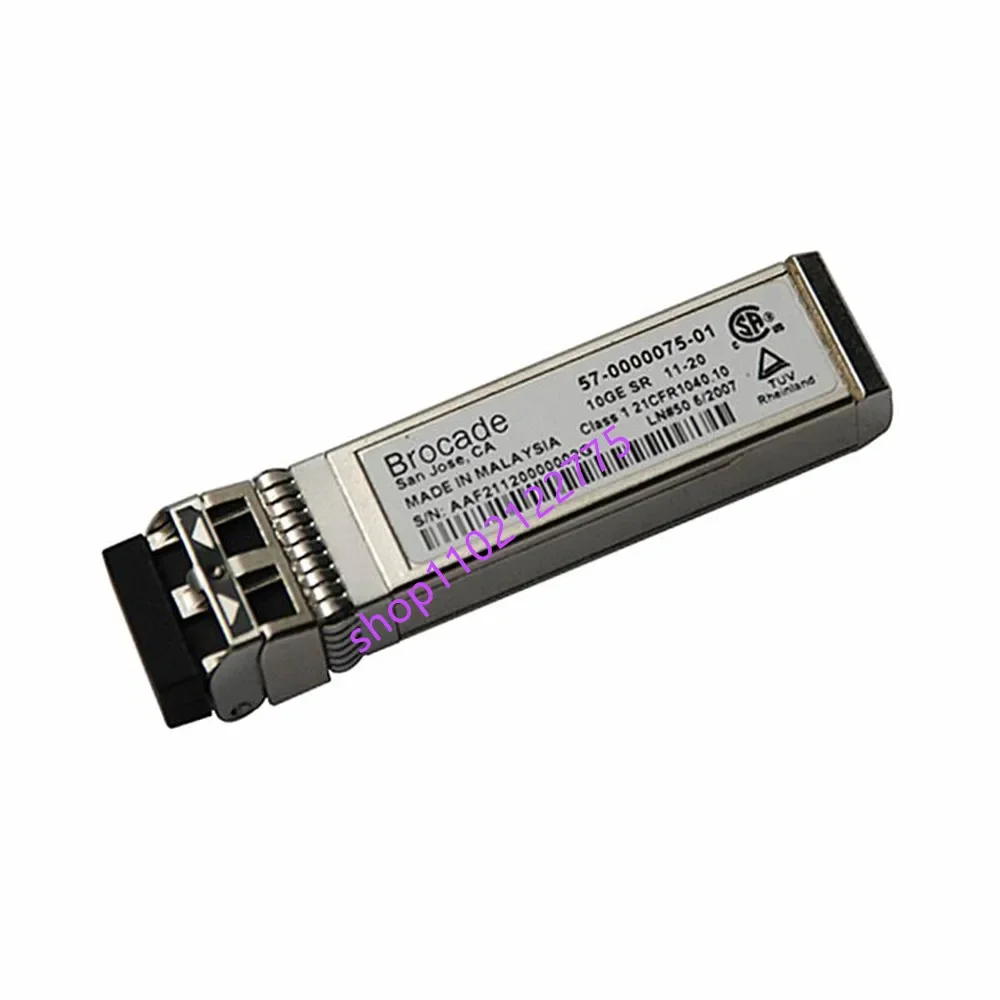 Brocade 10GB Fiber Transceiver SFP/57-0000075-01/850nm SR 300M Brocade Universal Optical Fiber Module/10g Port Module