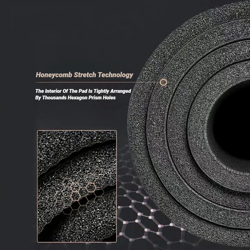 Dwuczęściowy Zestaw Wysokiej Jakości Grubych, Antypoślizgowych Mat do Jogi z NBR do Fitnessu, Pilatesu, na Siłownię, do Domu, Bezwonnych, Uniwersalnych Mat Sportowych dla Mężczyzn