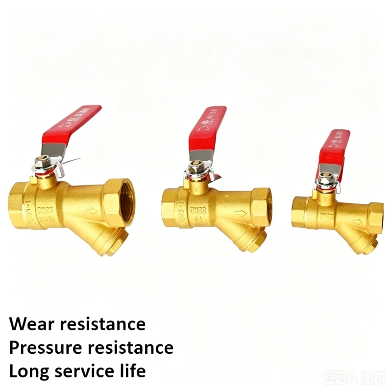 

Brass Y-shaped Filter Valve with Handle 1/2 "3/4" 1 "pressure Resistant and Wear-resistant Threaded Filter