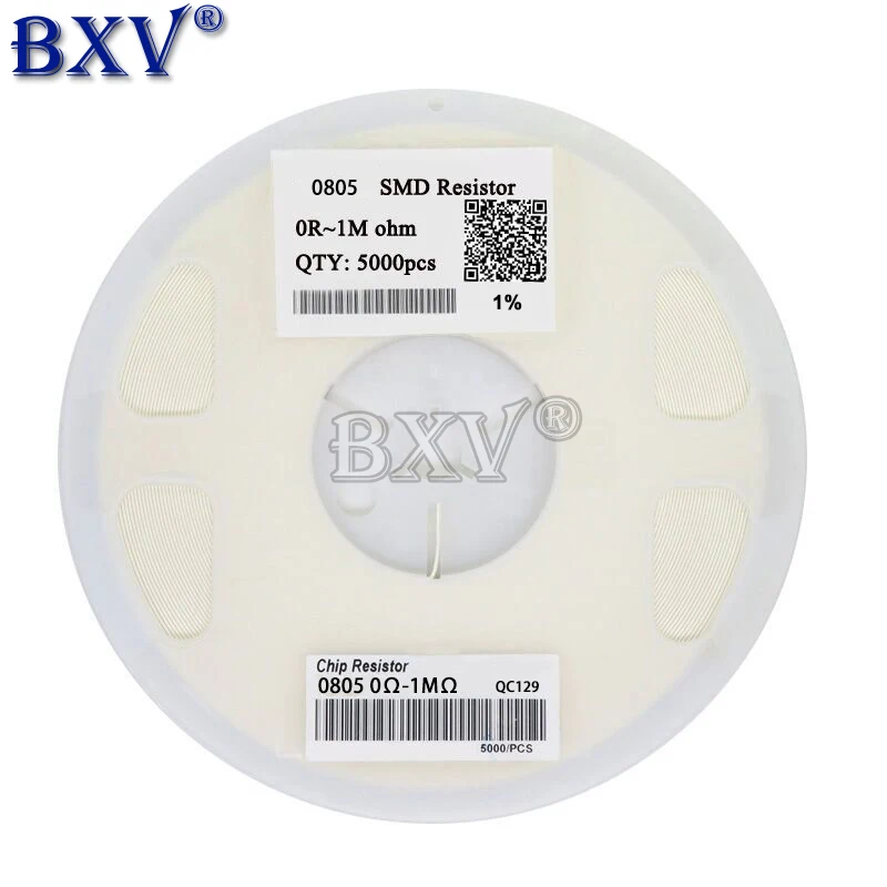 

5000PCS 0805 Resistor SMD Accuracy 1% 0 Ohm ~ 10M Ohm 1K 2.2K 10K 100K 0 1 10 100 150 220 330 Ohm 1R 10R 100R 150R 220R 330R BXV