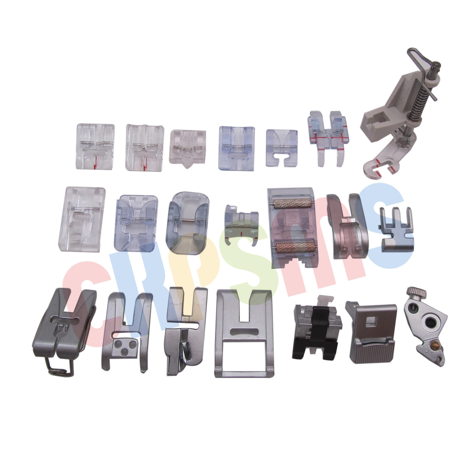 21PCS Multifunctional Presser Foot Set FOR PFAFF Select 2.0 / 3.0 / 1530, Tipmatic 6150 / 6152,140S, Ambition 1.0 / 1.5
