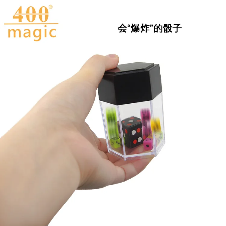 Large Colorful Exploding Dice, One Turns into Eight, Explosion Dice Magic Toy, Magic Props