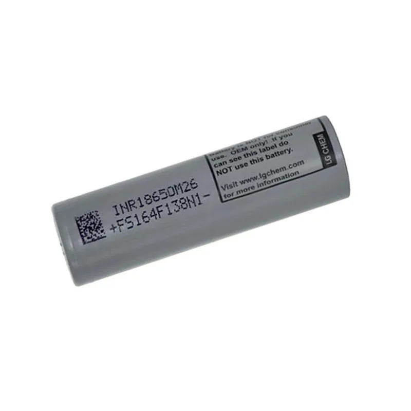 New INR18650M26 3.7V 2600mah Discharge 10A 18650 Lithium Battery Suitable for Electric Bicycles, Scooters and Electric Toys