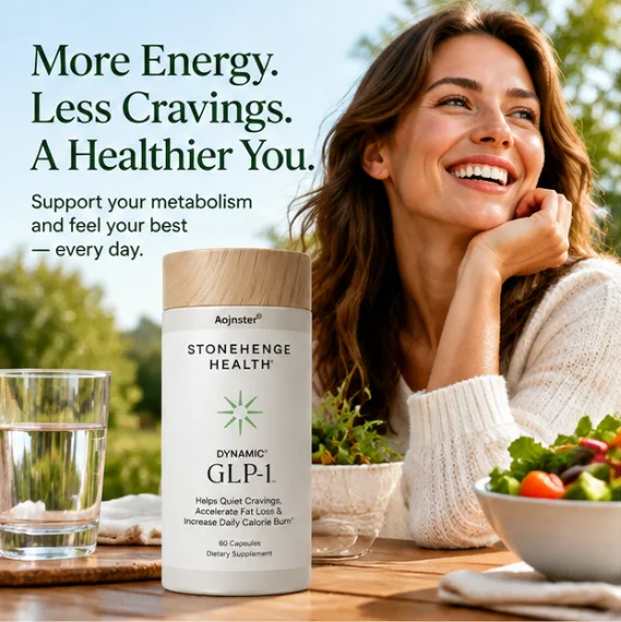 Dynamic GLP-1 Capsules, Dietary Supplement for Men & Women, Support Appetite & Metabolic Health, 60 Capsules