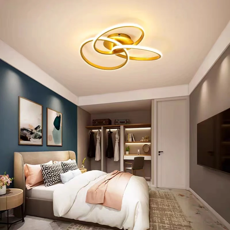 Modern LED Ceiling Light For Living Dining Room Master Bedroom Home Indoor Decor Fixture Dimmable Chandeliers Indoor Lamp