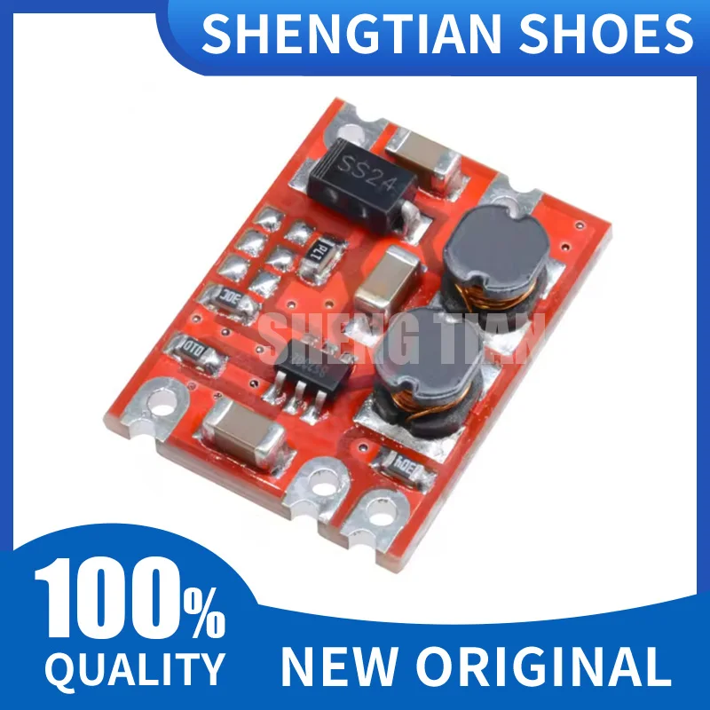 5Pcs DC-DC 2.5V-15V to 3.3V 4.2V 5V 9V 12V Automatic Buck Module Boost Module Step Up/Down Module Voltage Regulator Power Supply