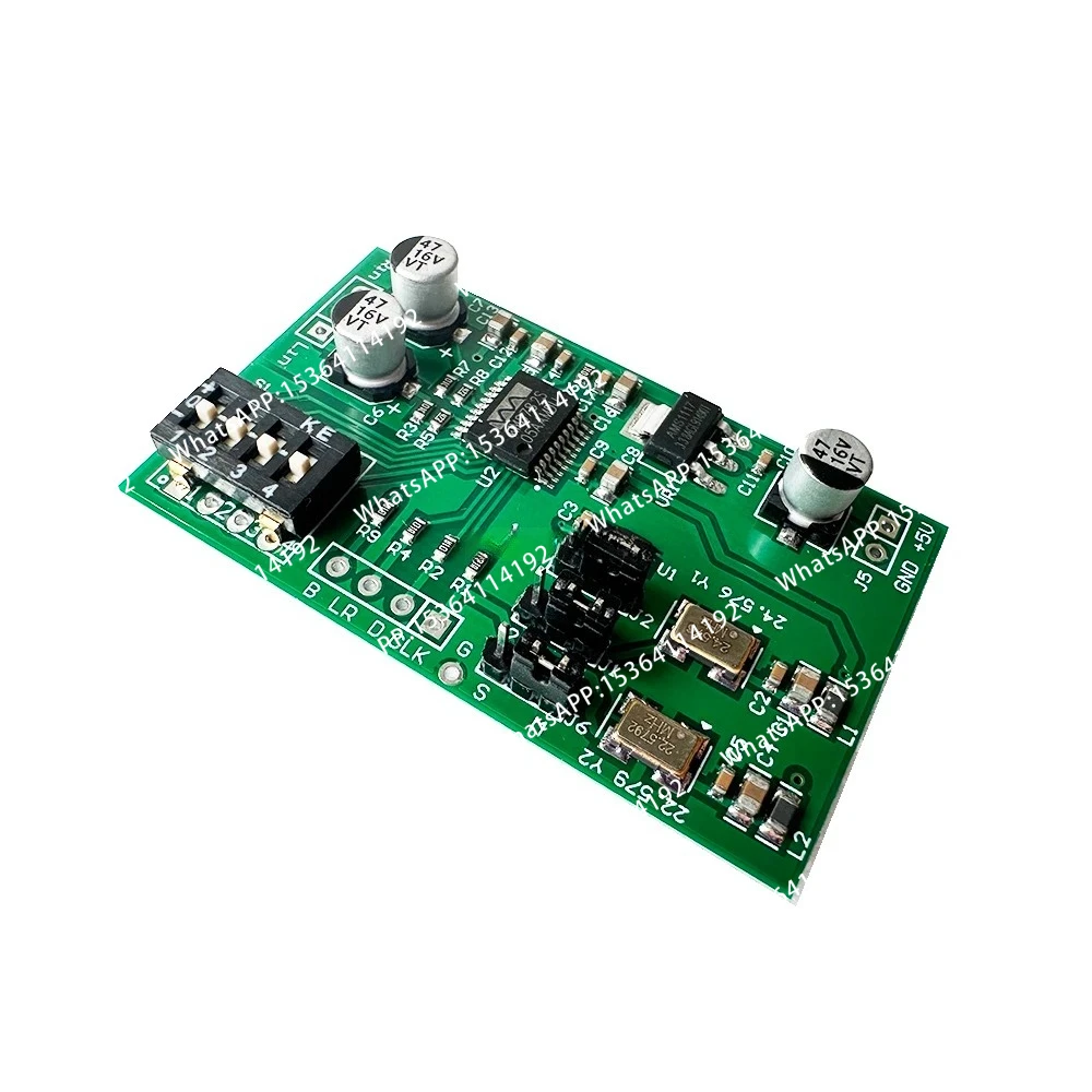 Dual Channel 24-bit ADC Data Acquisition Card WM8782 AUX Analog Audio To I2S Align Digital Output Module Around 24bit 192K