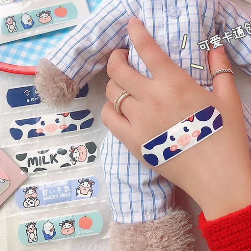 20pcs Cartoon Kids Band Aid Waterproof Adhesive Bandage Wound Dressing Tape Plaster Kits First Aid Emergency Supplies Skin Patch