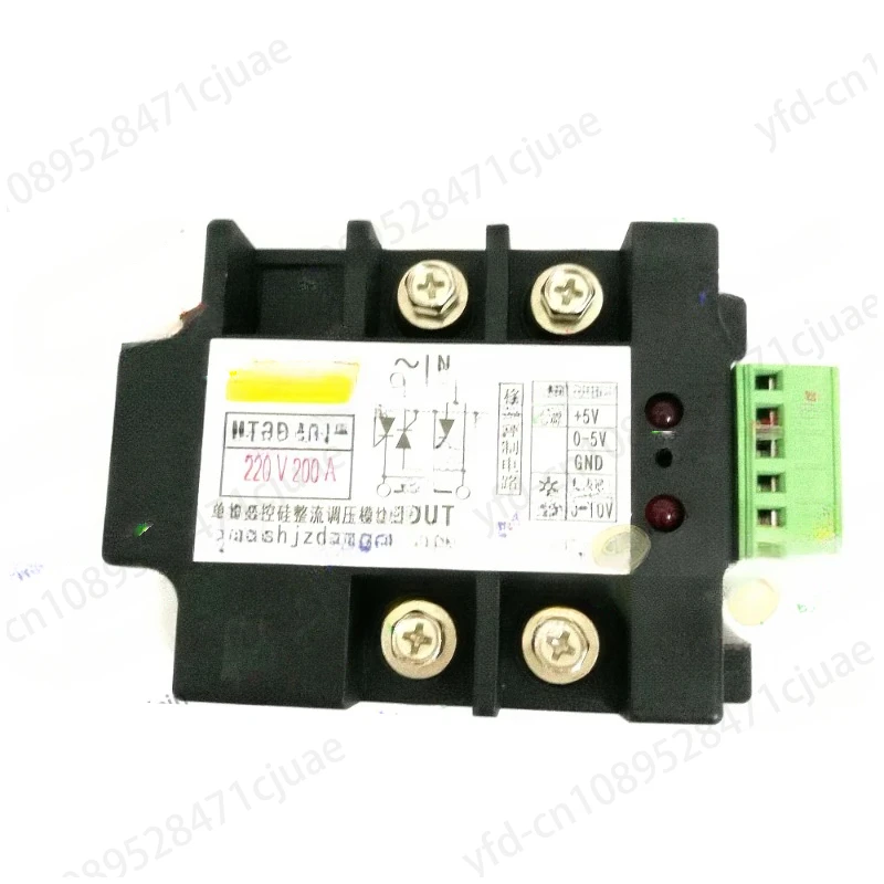 controlled rectifier- module MT2DC-1-220V200A Single phase bridge type thyristor controlled rectifier