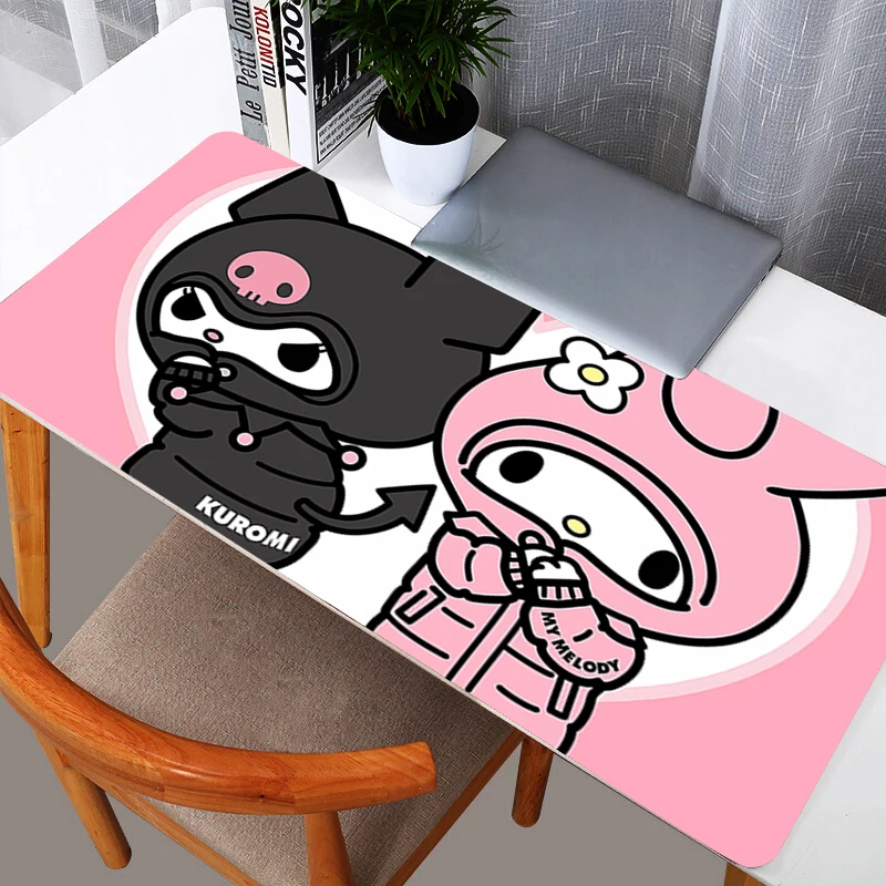 My Melody Kuromi Mouse Pad xxl Gaming Accessories Gabinete Gamer PC Computer Desk Mat Large XXL Keyboard Tablet Mousepad