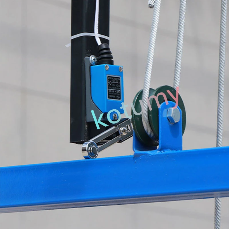 Folding Electric Scaffolding Lift Platform Elevator Climbing Machine 2M 2.5M Automatic Mobile Remote Control Electric Hoist Lift