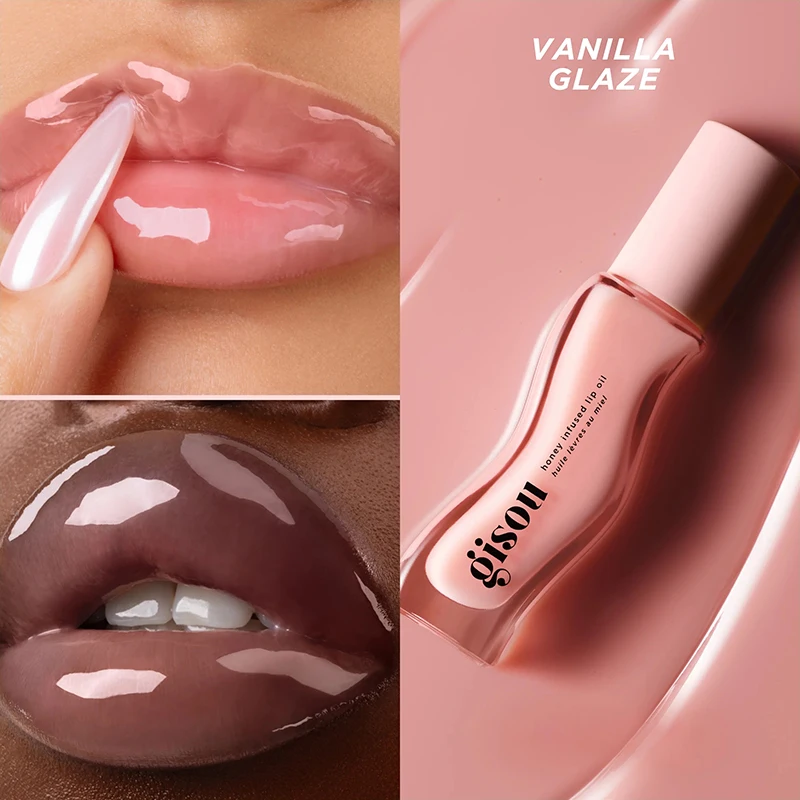 Gisou Hydraterende Geglazuurde Pruim Lippenbalsem Lipolie Glans Verzorging Van De Lippen Benetitnt Voor Lippen Plumping Exfoliërende Plumping Gloss