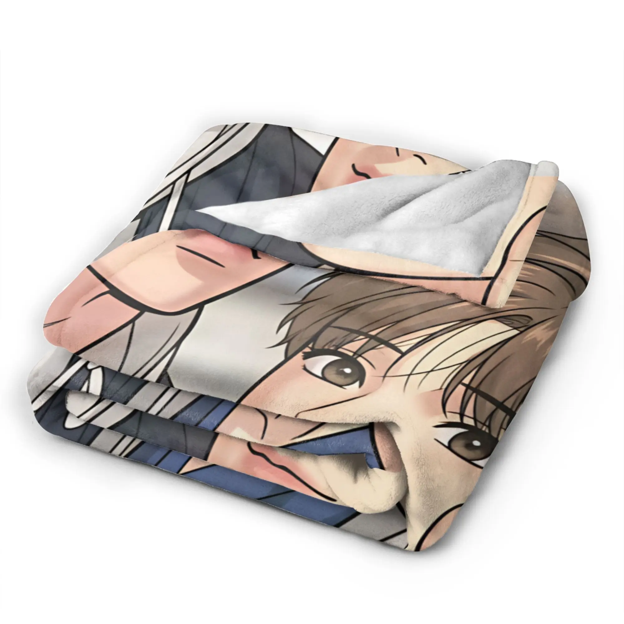 Bl Manhwa Jinx Joo Jaekyung   Flannel Blankets Winter  WarmBlanket for Kids Adult Home Decor Funny Bedspread Sofa Bed Cover
