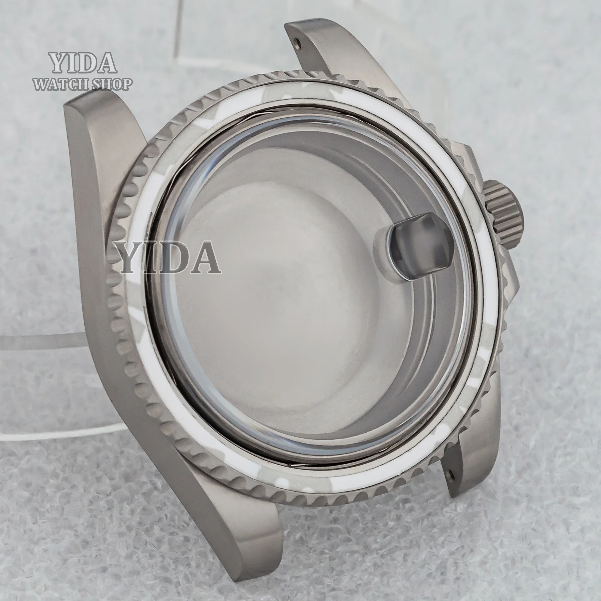 

NH35 Titanium Case 40mm Titanium MOD Watch Case Sapphire Crystal Solid Back Cover For SUB GMT NH35 NH36 Movement Fit 28.5MM Dial