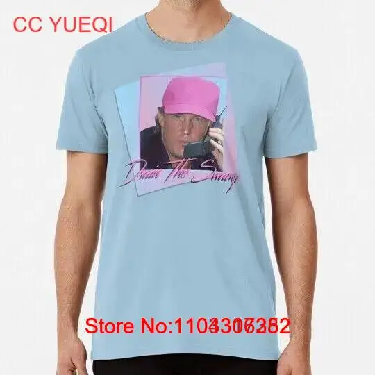 Drain the Swamp Donald Trump Vaporwave S to 5XL Made in USA T-Shirt