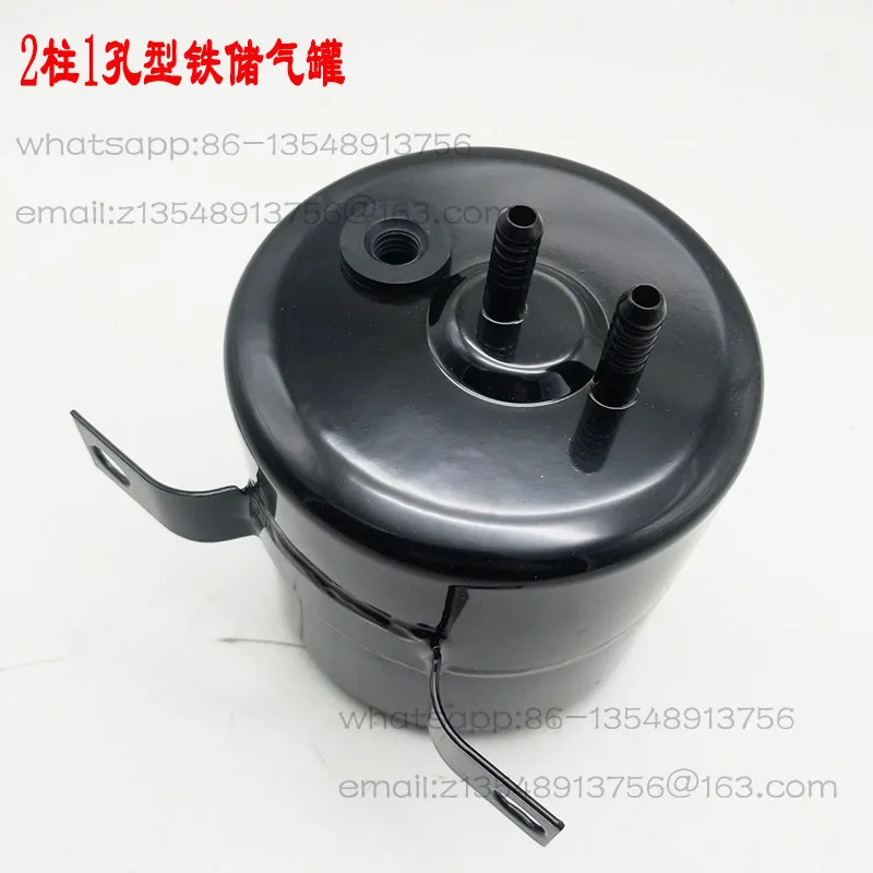 Electric car, electronic brake assist gas storage tank, vacuum tank, with pressure switch