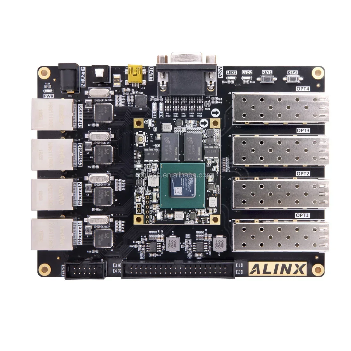 NUEVO ALINX AX7201: Placa de Desarrollo FPGA XILINX Artix-7 XC7A200T, Kits de Evaluación de SoMs A7 SFP, Mister Fpga