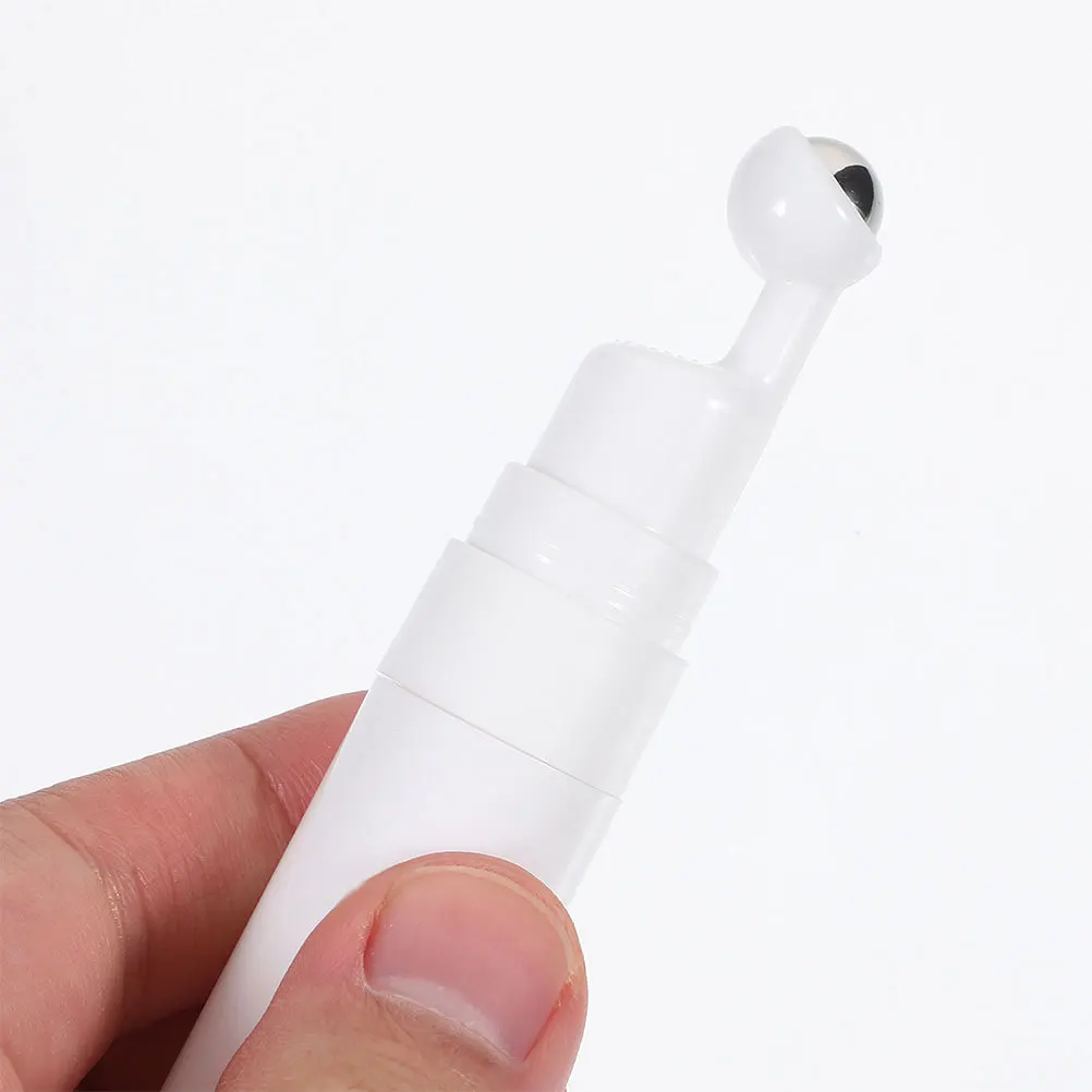 Aplicador de crema para ojos, botella de bola con rodillo, botella recargable de 15ml, dispensador de aceite esencial portátil para viaje, suero para ojos