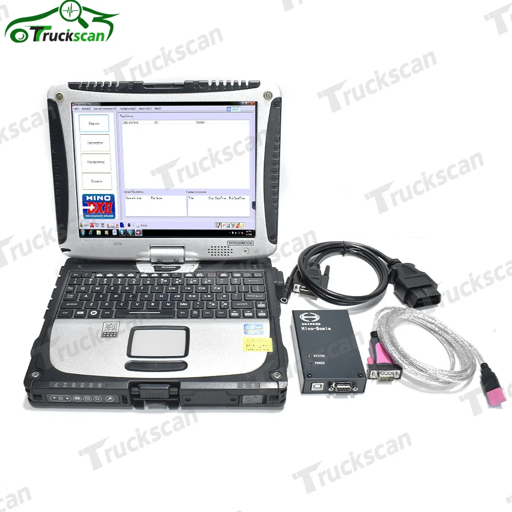 Truck Excavator Diagnostic Scanner for HINO Diagnostic Explorer/Bowie with IBM CF19 laptop