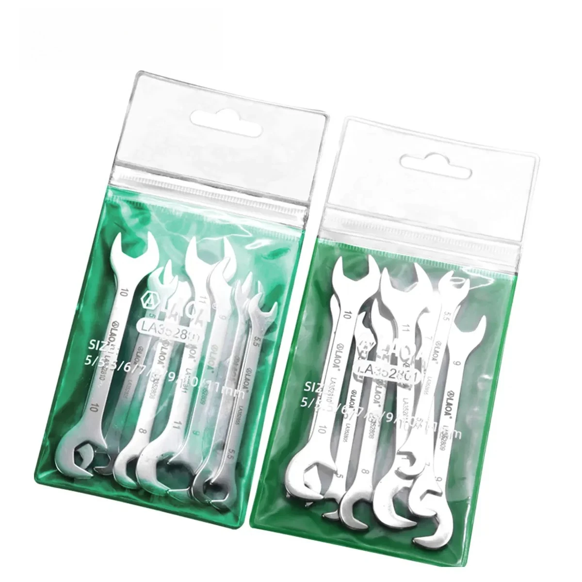 

Мини-тонкий двойной рожковый ключ Двухцелевой ключ из нержавеющей стали Доступен от 4 до 11 мм