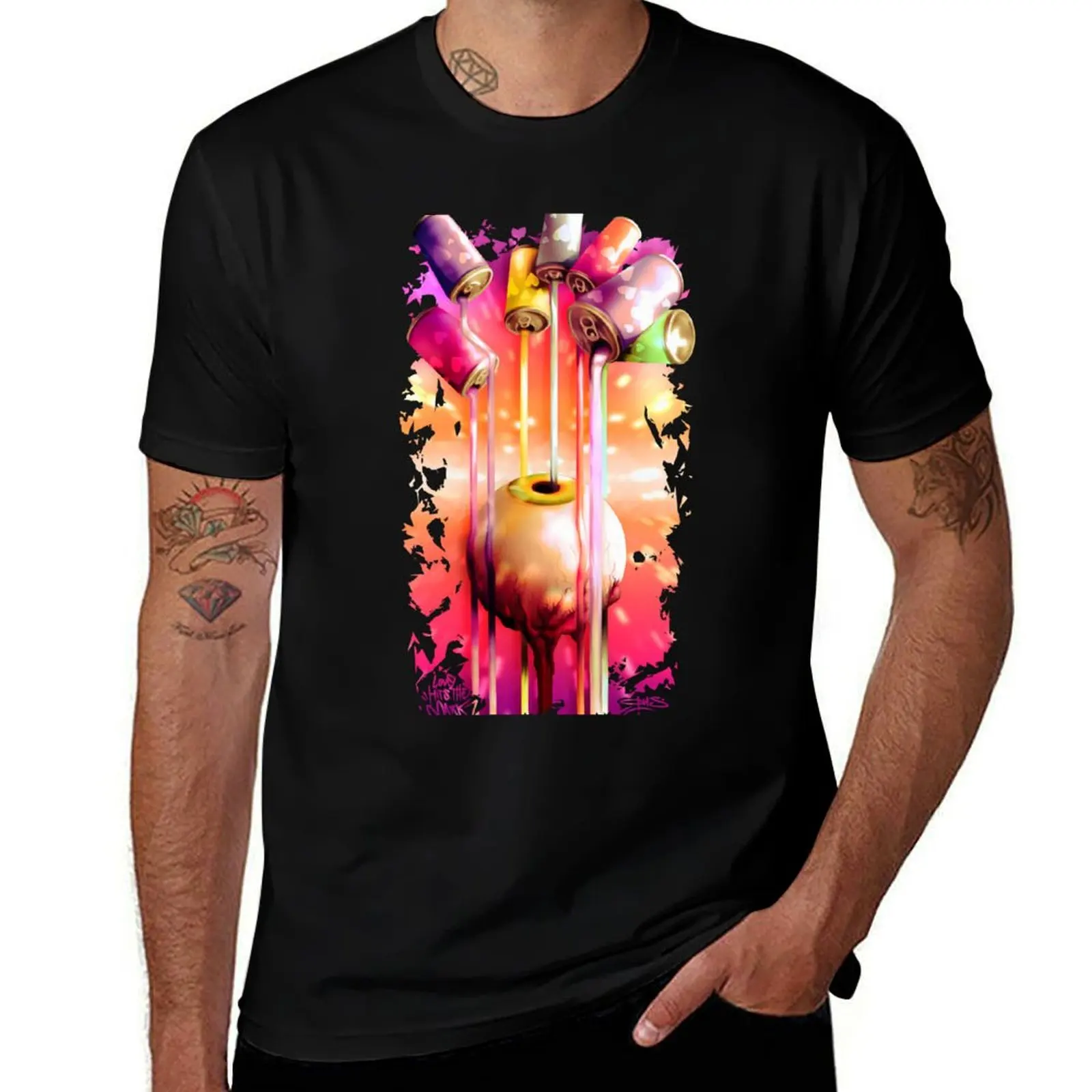 Love Hits The Mark T-Shirt Stretch Fabric Comfort T-Shirt