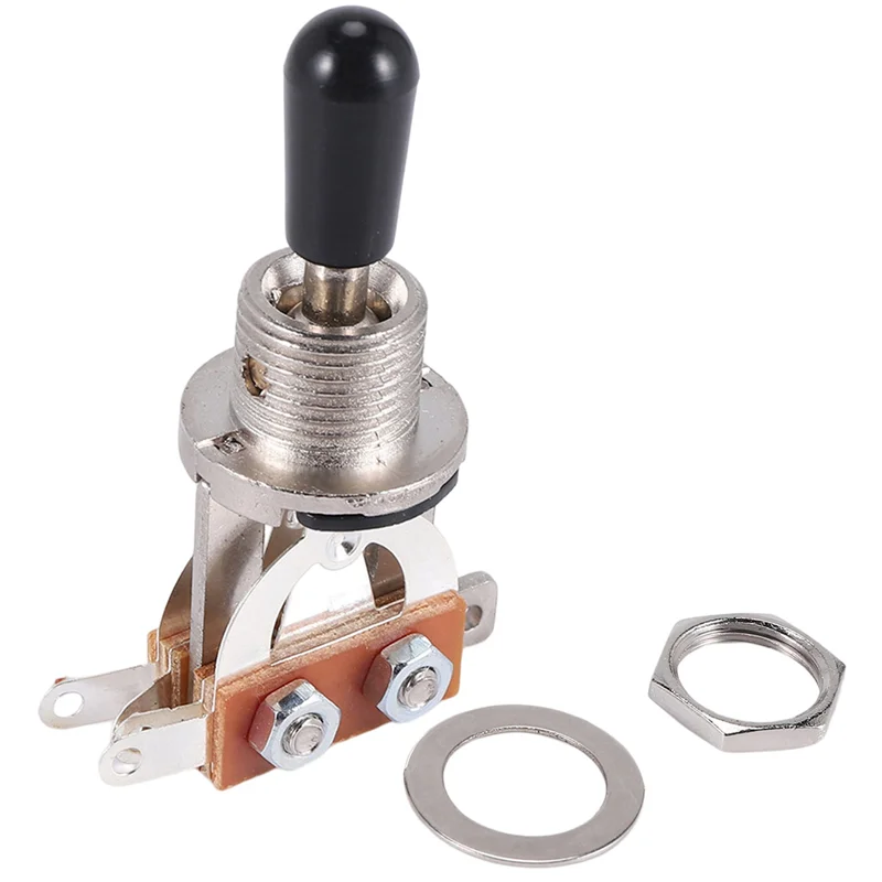 مفتاح تبديل الجيتار الكهربائي 3 طرق باللون الأسود (إيقاع ثلاثي) محدد الالتقاط #6