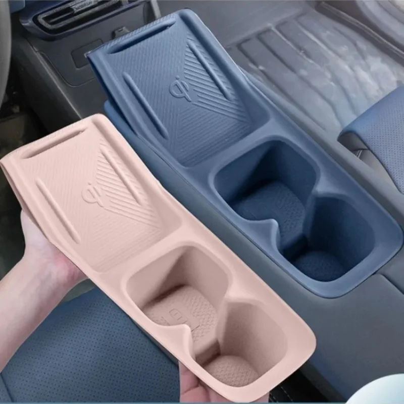 For BYD SEAGULL Dolphin MINI 2023 2024 Central Console Silicone Wireless Charger Pad Interior Modification Accessories
