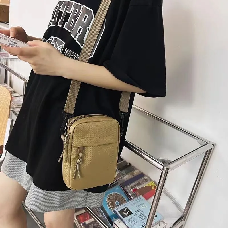 Unisex Mori Small Satchel INS fashion brand single shoulder bag men's sports and leisure small backpack  simple new cross-b