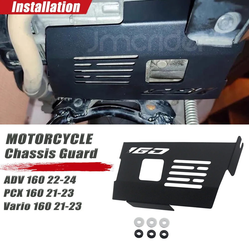 For HONDA PCX160 PCX 160 ADV160 ADV 160 Vario Accessories Engine Guard Protection Cover Skid Plate Engine Under Base Protector