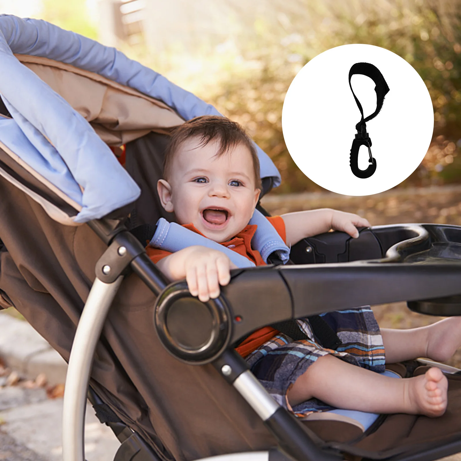 

4 шт. крючки для детской коляски, вращающиеся подвесные зажимы для инвалидных колясок, сумки для подгузников, подвесные аксессуары для колясок