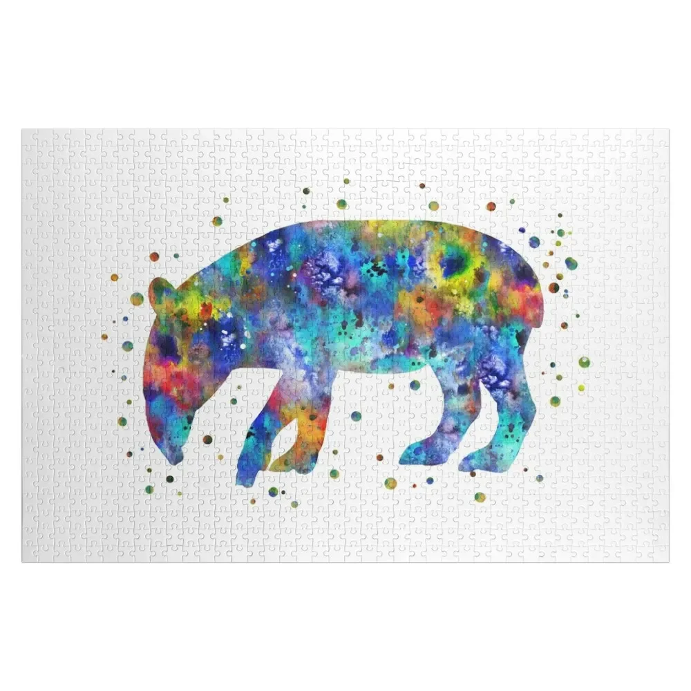 

Tapir Jigsaw Puzzle Wooden Adults Wooden Decor Paintings Wood Photo Personalized Personalized Gifts Puzzle