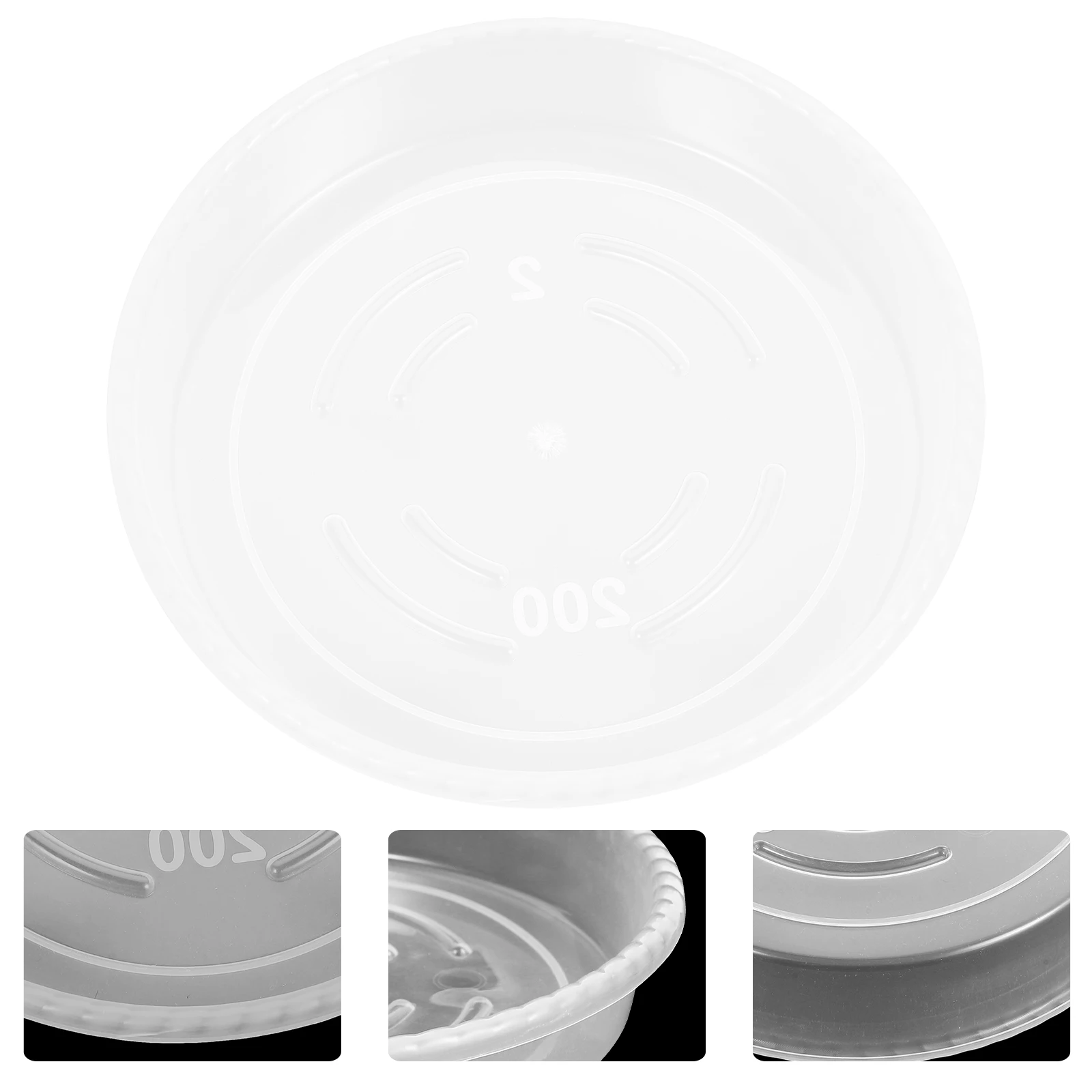 

30 Pcs Plastic Drip Tray Planter Flowerpot Trays Pots Indoor Cobblestone Water Plates Holding