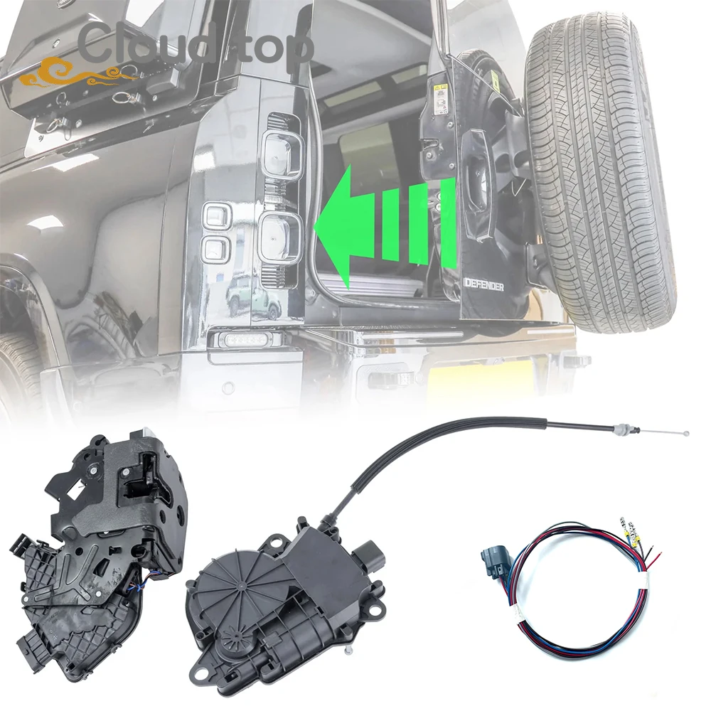 Rear Door Soft Close Retrofit Kit for Land Rover 2020+Defender L663 with original Latch/Actuator LR132106 LR147949