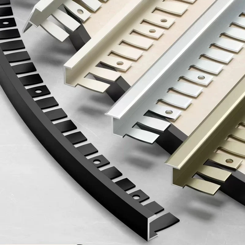 

Embedded Floor Step Edge Bendable Led Aluminum Profile Protector Channel Banding Wall Clapboard Corner Stitching Sealing Strip