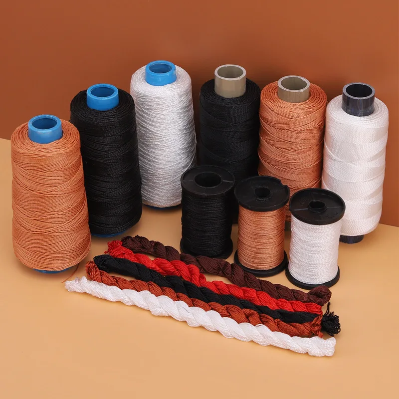 Nylon Sewn Shoe Line Sewing Rope Kite Thread Clothing Sewing Thick Thread for DIY Leather Craft Stitching Handmade Supplies