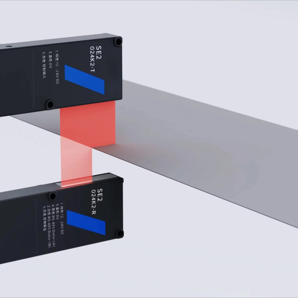 Photoelectric Sensor Vision Beam Edge Sensor RS485 Interface IP67 High Precision SE2-024K2 Industrial Edge Detection